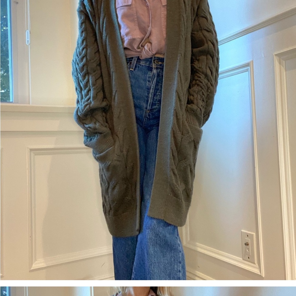 Aritzia Wilfred Charlisa Sweater in Olive